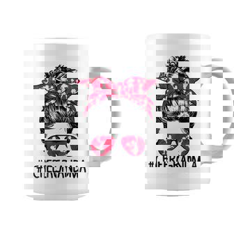 Cheer Grandma Cheerleader Grandma Life Messy Bun Mothers Day Coffee Mug - Thegiftio