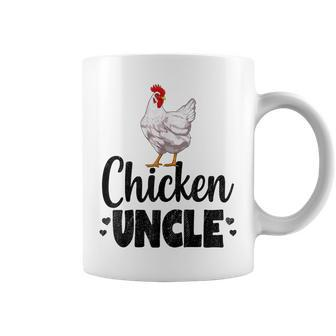Chicken Uncle Funny Country Farm Animal Coffee Mug | Mazezy