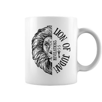 Christian Faith Jesus Inspirational Quotes Lion Coffee Mug - Seseable