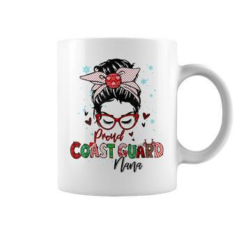 Christmas Proud Coast Guard Nana Xmas Gift For Coast Guard Coffee Mug - Seseable