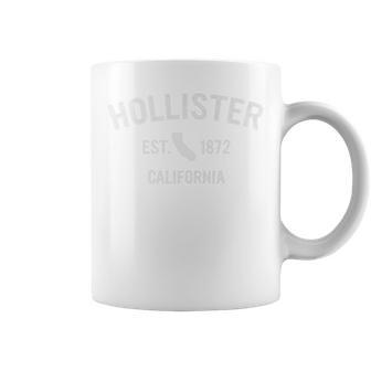City Of Hollister California Ca Vintage State Athletic Style Coffee Mug - Seseable