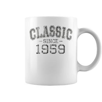 Classic Since 1959 Vintage Style Born In 1959 Birthday Gift Coffee Mug | Mazezy