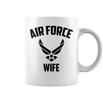 Cool Air Force Wife Gift | Best Proud Veteran Military Women Coffee Mug - Seseable