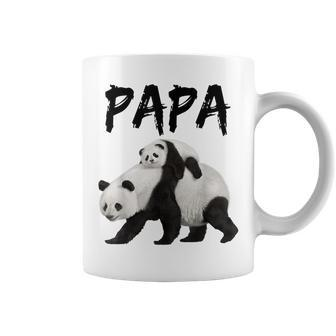 Cool Graphic Design Panda Papa Bear Dad Gift Coffee Mug | Mazezy