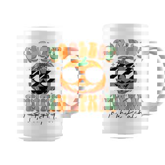 Coolest Pumpkin In The Patch Boys Retro Groovy Halloween V2 Coffee Mug - Thegiftio UK