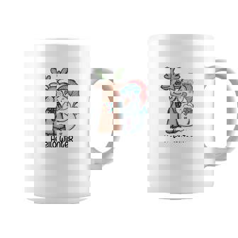 Cute Christmas Deer Snowman Hello Winter Coffee Mug - Thegiftio UK
