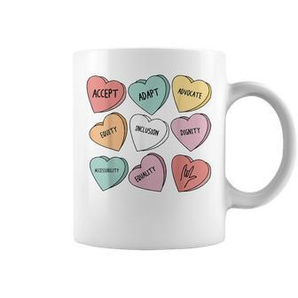 Cute Heart Valentines Day Love Special Education Teacher Coffee Mug - Thegiftio UK