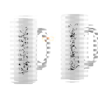 Cute Hipster Bunny With Glasses Rabbit Lovers Easter Coffee Mug | Mazezy