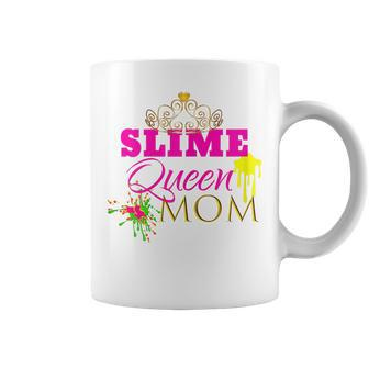 Cute Slime Queen Mom Shirt Birthday Party Outfit Idea Coffee Mug | Mazezy