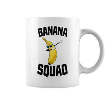 Dabbing Banana Squad Funny Yellow Riped Fruit Coffee Mug | Mazezy