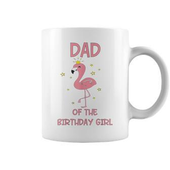 Dad 1St First Birthday Matching Family Flamingo Party Coffee Mug | Mazezy