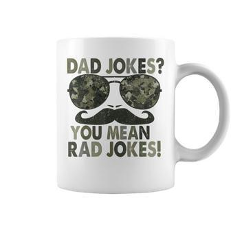 Dad Joke You Mean Rad Jokes Funny Fathers Day Vintage Coffee Mug | Mazezy DE