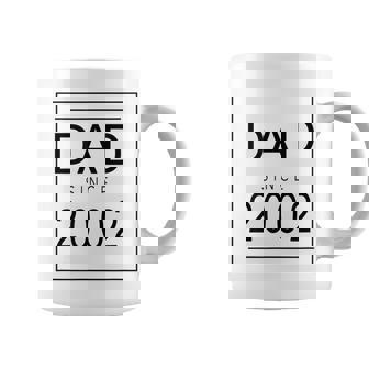 Dad Since - 2002 - Fathers Day - Aesthetic Promoted To Daddy Coffee Mug - Thegiftio UK
