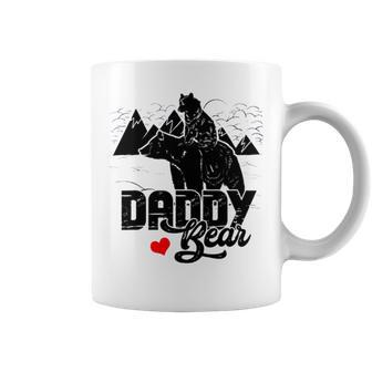 Daddy Bear Cute Baby Cub Papa Dad A Pops Father’S Day Cool Coffee Mug | Mazezy
