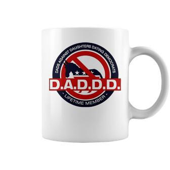 Dads Against Daughters Dating Democrats V2 Coffee Mug | Mazezy