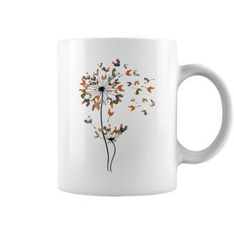 Dandelion Chicken Flower Floral Chickens Tree Lovers Coffee Mug | Mazezy