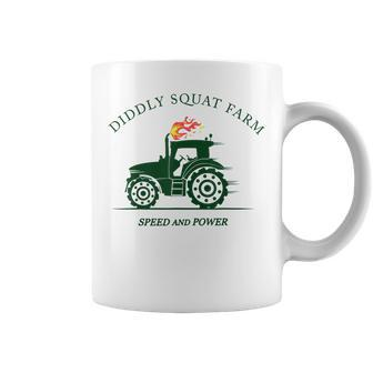 Diddly Squat Farm Green Tractor For Farmer Coffee Mug | Mazezy