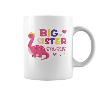 Dinosaur Big Sister Announcement Coffee Mug - Thegiftio UK