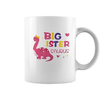 Dinosaur Big Sister Announcement V3 Coffee Mug - Thegiftio UK