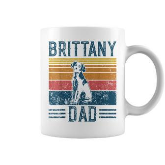 Dog Brittany Dad - Vintage Brittany Dad Coffee Mug - Seseable