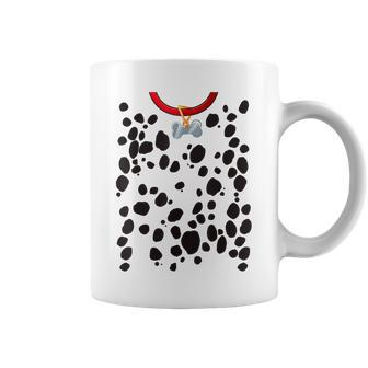 Dog Dalmatian Costume Dalmations Spots Puppy Print Halloween V2 Coffee Mug - Thegiftio UK