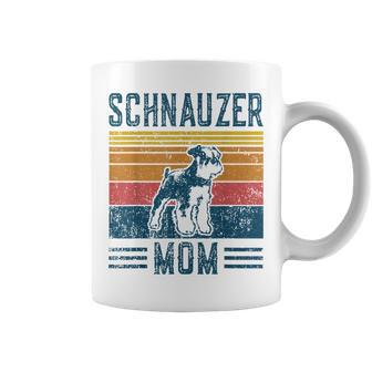 Dog Schnauzer Mom - Vintage Schnauzer Mom Coffee Mug - Seseable