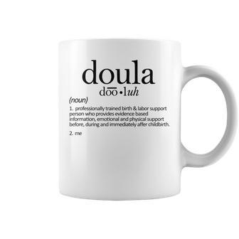 Doula Definition Job Pride Birth Worker Midwife Baby Catcher Coffee Mug | Mazezy
