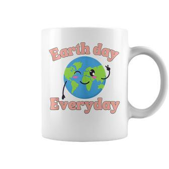 Earth Day Everyday Retro Groovy Mother Earth Men Women Coffee Mug | Mazezy