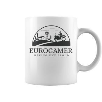 Eurogamer Making Uwe Proud Board Game Coffee Mug | Mazezy
