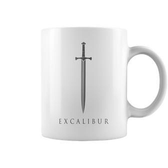 Excalibur The Legendary Sword In The Stone Of King Arthur 6 Coffee Mug - Seseable