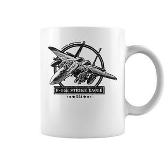 F-15E Strike Eagle Fighter Aircraft Coffee Mug - Seseable