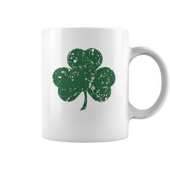 Faded Shamrock Lucky Clover St Patricks Day Coffee Mug - Thegiftio UK