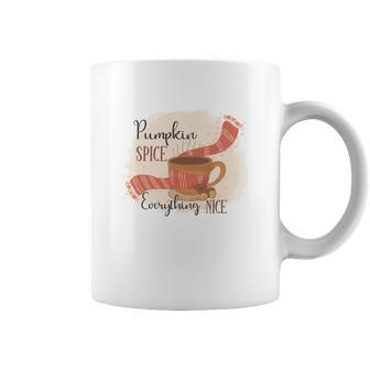 Fall Pumpkin Spice And Everything Nice Coffee Mug - Thegiftio UK