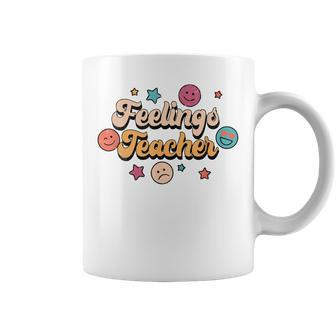 Feelings Teacher School Counselor School Psychologist Psych Coffee Mug | Mazezy