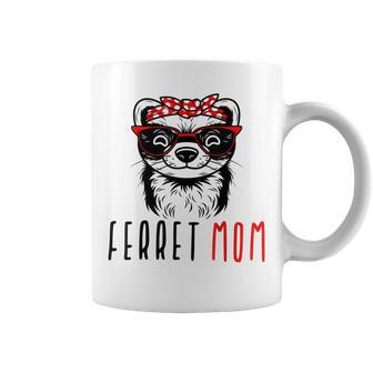 Ferret Mom Funny Animal Lover Weasel Women Mother Mama Gifts V2 Coffee Mug | Mazezy
