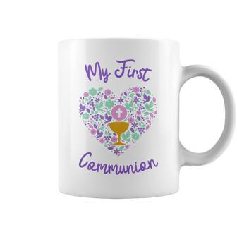 First Holy Communion Christians And Catholic Boys And Girls Coffee Mug | Mazezy