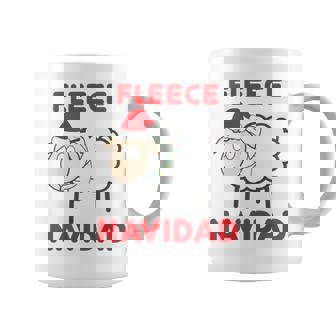 Fleece Navidad Christmas Funny Sheep Holiday Coffee Mug | Mazezy