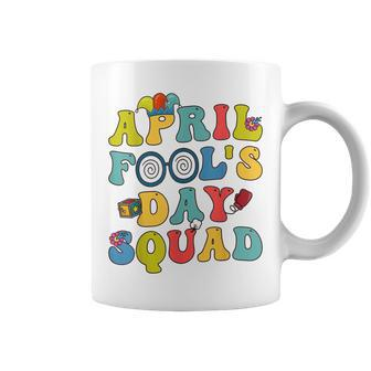 Funny April Fools Day Squad Pranks Quote April Fools Day Coffee Mug | Mazezy UK