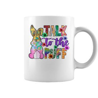 Funny Bunny Rabbit Gifts Joke Talk To The Puff Cute Bunnies Coffee Mug | Mazezy DE
