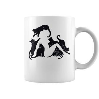 Funny Crazy Cat Lady Pinup Model Girl For Best Mom Dad Ever Coffee Mug | Mazezy
