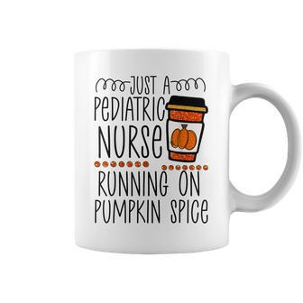 Funny Halloween Fall Pumpkin Spice Pediatric Nurse Rn Coffee Mug - Thegiftio UK