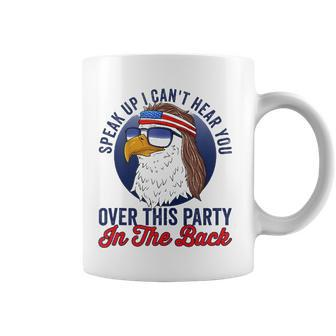Funny Redneck 4Th Of July American Flag Usa Eagle Mullet Coffee Mug - Thegiftio UK