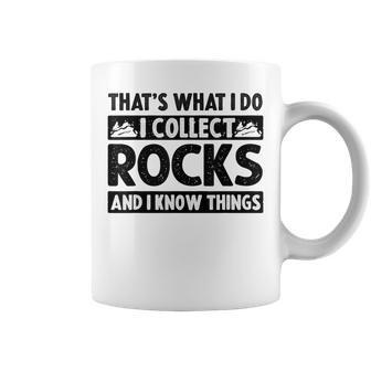 Funny Rock Collecting Gift Rockhound Men Women Geology Lover Coffee Mug | Mazezy