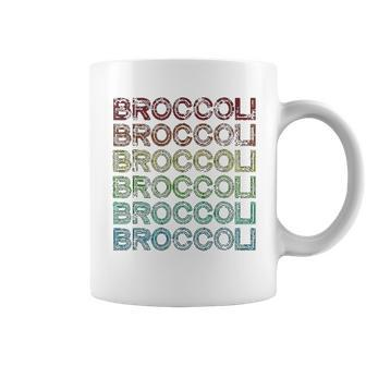 Funny Vegetarian Party Vintage Vegan Broccoli Coffee Mug - Thegiftio UK