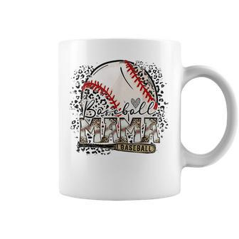 Gameday Baseball Gameday Lightning Bolt Leopard Mom Coffee Mug | Mazezy