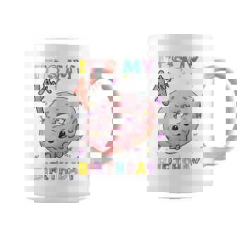 Girl 7 Years Old Its My 7Th Birthday Donut Coffee Mug | Mazezy