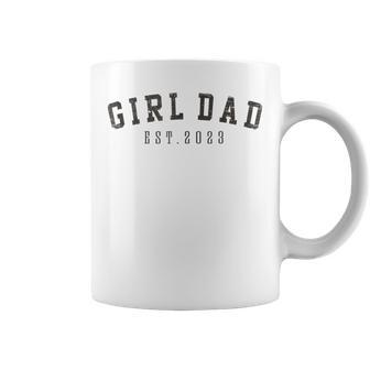 Girl Dad Est 2023 Dad To Be Gifts Fathers Day New Baby Girl Coffee Mug - Thegiftio UK