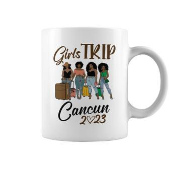 Girls Trip Cancun 2023 For Womens Weekend Birthday Squad Coffee Mug - Thegiftio UK