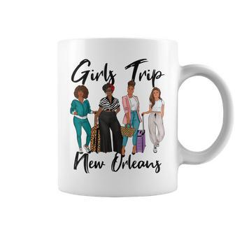 Girls Trip New Orleans For Melanin Afro Black Vacation Women Coffee Mug | Mazezy