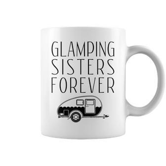 Glamping Sisters Family Camp Glamper Apparel Coffee Mug | Mazezy